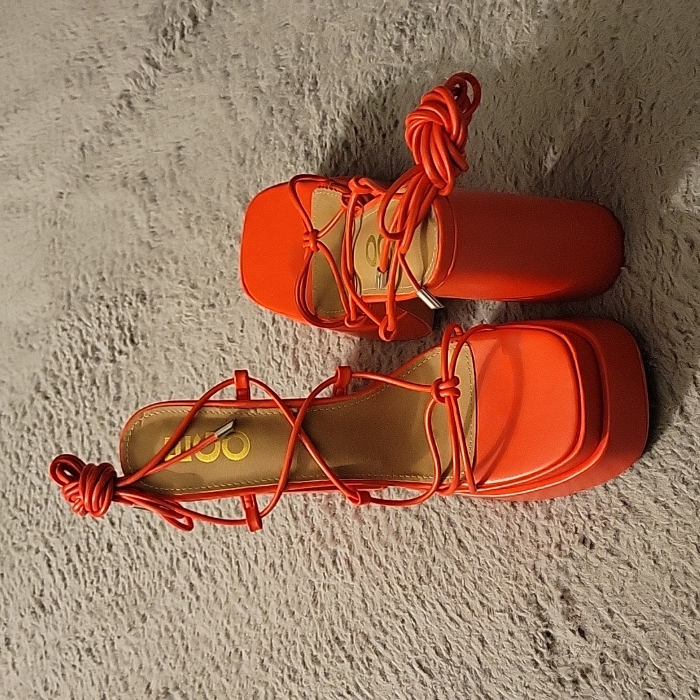 Lace up platforms